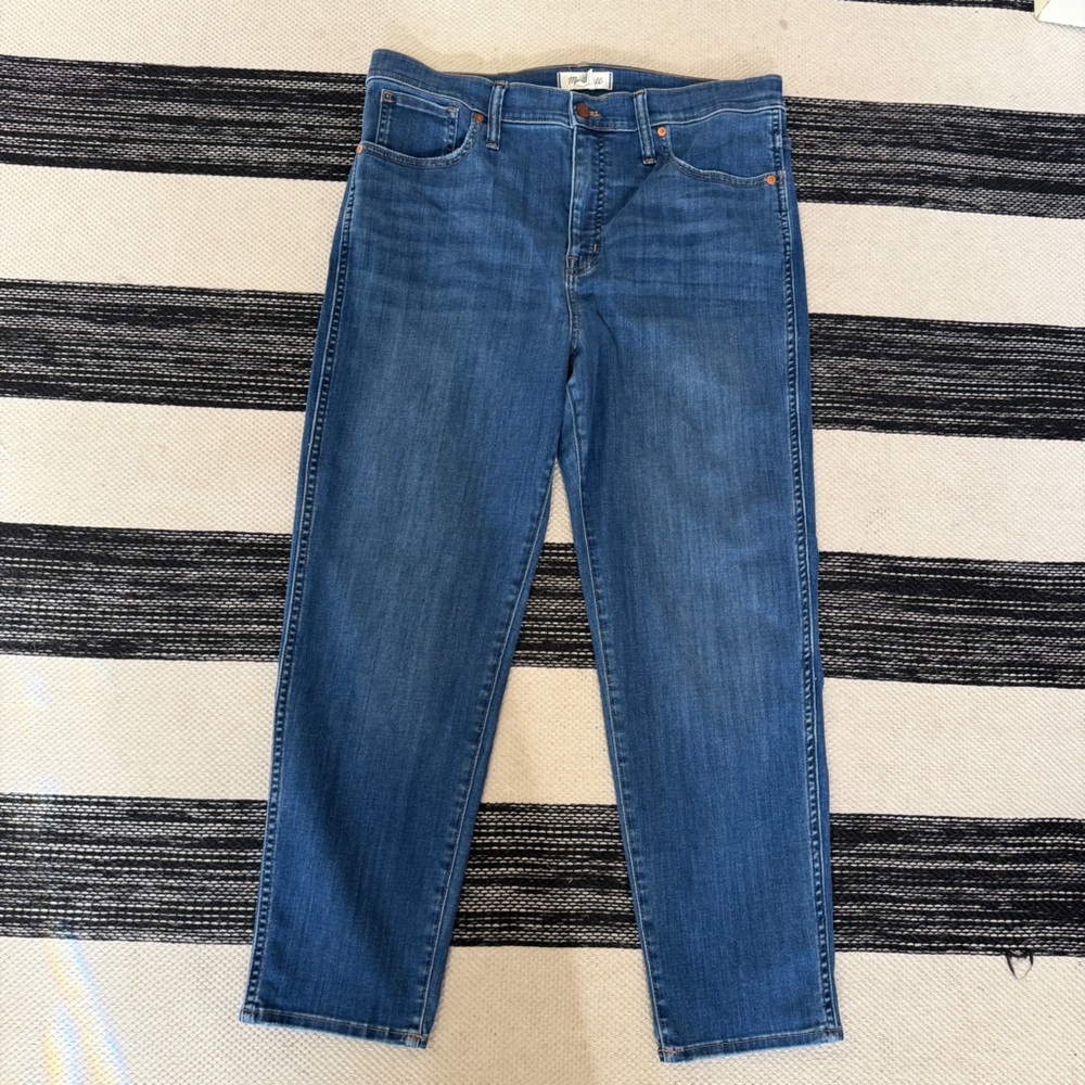 Madewell Jeans Women's Stovepipe Blue Ankle Jeans Size 32